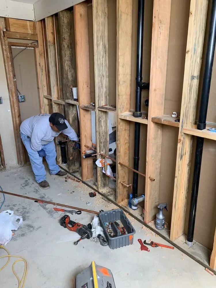 Commercial rough-in plumbing for Gas Line Repair in Azalea Homes